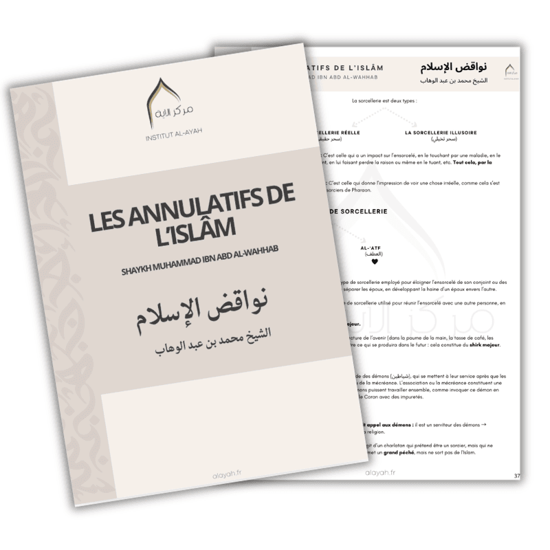 niveau 3 aqidah annulatifs islam
